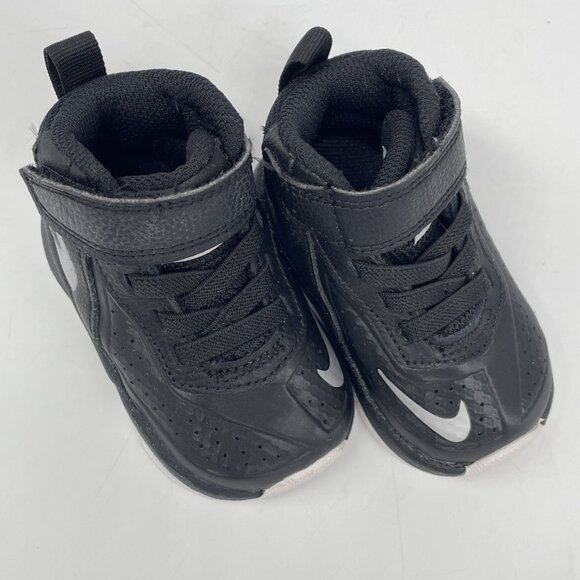 Nike Baby Team Hustle D7 Black High Top Shoes US size 2C - Picture 3 of 16